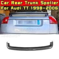 premium-For TT Car Rear Trunk Spoiler Wing Carbon Look Car Accessories For Audi TT 1998-2006 Car Rea
