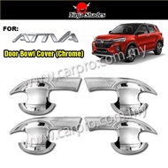 Perodua Ativa Door Inner Bowl Cover Chrome (4pcs)