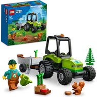 Lego 60390 City Park Tractor Toy with Trailer for Kids Aged 5 Plus Farm Vehicle Construction Set wit