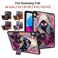 For Samsung Galaxy Tab S6 Lite 10.4'' S9 S10 FE 10.9''11.0'' With Stand SM-P610 P615 P620 P625 P613 