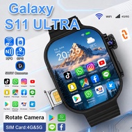 New Galaxy S11 ULTRA Sim Card Support 4G/5G Smartwatch 360° Camera GPS NFC Full Touch Screen Goole P