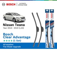 Bosch Clear Advantage U Hook Wiper Set for Nissan Teana L33 (26"/16") BCA