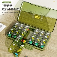 Medicine Box Three Meals a Day Eating Medicine Portable Portable Medicine Packing Box Seven Days a W
