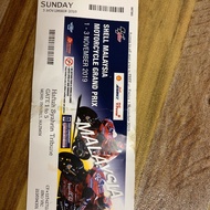 Motogp ticket,sepang 2019..3 nov 2019
