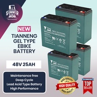 Summer Ebike 48v 25ah Battery Compatible with 48v 20ah Tianneng Brand AGM GEL Battery Deep Cycle  So