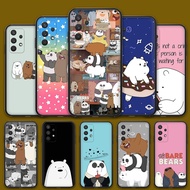 TPU Casing Samsung A03 164mm 166mm A33 A53 A73 5G 25SV We bare bears Soft Silicone Phone Cover Case
