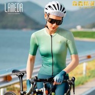 蘭帕達夏季騎行服女款短袖錦繡漸層綠公路車登山車自行車服裝上衣