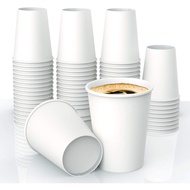 ❥ ◷ ◧ 50pcs. Paper Cup white disposable  (22oz, 16oz, 12oz, 8oz, 6.5oz, 5oz, 4oz, 3oz, 2.5oz)