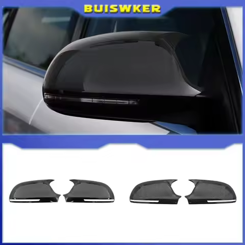 For Audi A3 8P A4 A5 B8 Q3 A6 C6 4F S6 SQ3 A8 D3 8K Replacement Side Wing Mirror Covers Caps Carbon