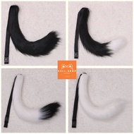 DUOI01 Adjustable Fake Fox Tail Artificial Belt Fox Tail Cat Tail Faux Fur Multicolored Tail BULL.SH