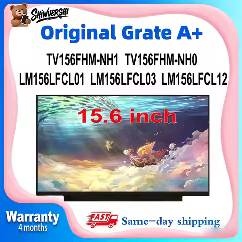 Wholesale 15.6" Laptop Lcd Screen Monitor Panel Slim TV156FHM NH1 TV156FHM NH0 LM156LFCL01 LM156LFCL