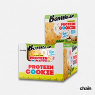 Bombbar คุกกี้โปรตีน 40 กรัม – ขนมคุกกี้นิ่มจากข้าวโอ๊ต | โปรตีนสูง | ไฟเบอร์สูง | ไม่มีน้ำตาลเพิ่ม