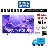 (FREE DELIVERY WITHIN KL/PJ) SAMSUNG UA65U8000FKXXM  65" UHD 4K SMART TV U8000F/U8000
