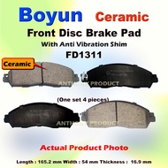 #Ceramic# Nissan Navara 2.5 D23 D23T NP300, Serena 2.0 C27 Front Disc Brake pad
