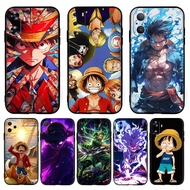 for Huawei P10 P20 P30 Lite Pro Y5P Y6P Y7A Y8P anime one piece Luffy zorro B,3 4Y23 TPU Black Soft 