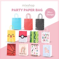 mixshop Paper Gift Bag / Goodies Bag / Birthday Party DIY Goodies Bag / Children Goodies Bag[SG READY STOCK]