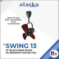 Yes Install Alaska DC Swing 13inch DC Motor Corner Ceiling Fan + Remote control -Super windy