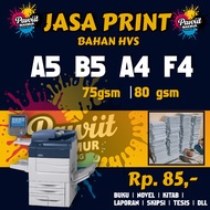 Black and White PrintJasa A5, B5, A4, F4 Size Book Printing/ (PRICE PER SHEET)