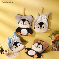 flashquick Cartoon Penguin Hand Towel Kitchen Bathroom And Toilet Hand Towel Hanging Type With Super