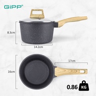 GIPP  16/18 cm non-stick sauce pan with lid PFOA-free ramekin Suitable for all hobs including induct