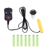 【Ready Stock】 AAA Battery Eliminator UK Power Supply Adjustable Voltage 3V 4.5V 6V 9V 12V Adapter Ca