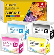 Remanufactured SJIC41P Ink Cartridge SJIC41P (K C M Y) Compatible with T52L1 T52L2 T52L3 T52L4 Repla