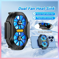 FS01 Dual Fan Rechargeable Phone Cooler – Long-Lasting Strong Air Cooling Radiator