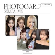 PHOTOCARD IVE SELCA MINE (ISI 5 PCS + LAMINASI 2 SISI) TANDA TANGAN TTD KPOP CARDS IDOL KOREA PREMIU