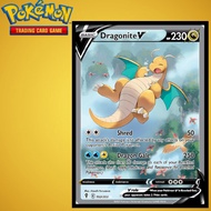 dragonite v 192/203 tier Gold pokemon card game tcg ptcg