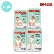 [Best Deal] HUGGIES AirSoft Pants M46/L36/XL30/XXL24 - Breathable and Soft Premium Diapers for Baby