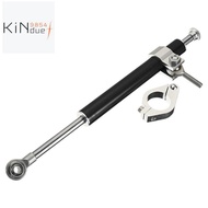 Universal 330MM Motorcycle Steering Damper Stabilizer  Direction Safety Control Damper-Steering Blac