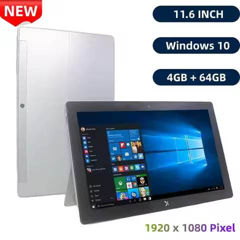 11.6 INCH Windows 10 Tablet PC 64-bit Intel Atom X5 Z8300 CPU 4GB DDR3-RAM 64GB EMMC ROM 1920 X 1080