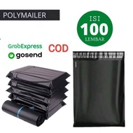 Black polymailer plastic, olshop plastic, glue plastic, clothes plastic, 10x20 15x25 17x30 20x30 25x