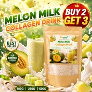 Vinafood Melon Milk Collagen Drink Creamy Refreshing Melon Milk Beverage 100G/250G/500G
