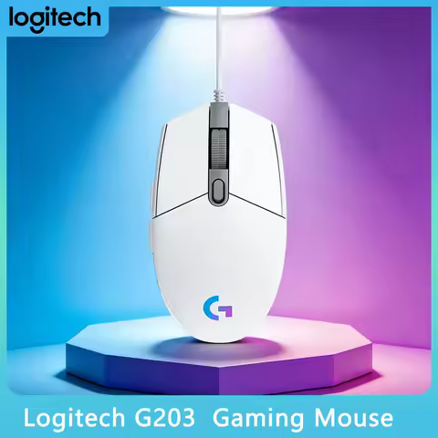 Logitech G203/G102/G402/MX 3S LIGHTSYNC Wired Mouse, Customizable RGB, 8,000 DPI Gaming-Grade Sensor