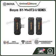 BOYA (BY-WM3T2-U1)/(BY-WM3T2-U2)-Mini 2.4GHz Type-C Wireless Microphone klcentre@visaforchina.org