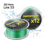 COD TaffSPORT Senar Pancing Super PE Braided 300 Meter / benang pancing kuat anti kriting keriting k