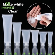 HUAYUEJI 2PCS Refillable Bottle Matte/ Empty Travel Size Shampoo Holder