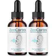 (2 Pack) Zencortex For Tinnitus Relief - Official Formula - Zencortex Drops for Ears, Zen Cortex 24 