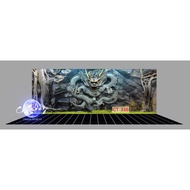 3d painting. stickers for aquariums, arowana fish tanks (back painting)