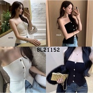 HMC- B21152 GLAM TUBE TOP KNIT WITH KNIT KEMBEN