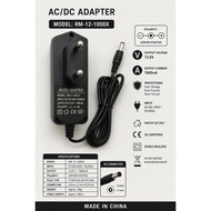 13.5v 1000mA adapter replacement Model RM-12-1000-X