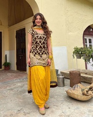 ( PRE- ORDER) LAUNCHING BEAUTIFUL TOP- DHOTI SALWAR(ETA: 10 DAYS)
