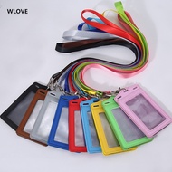 Unisex Work Card Holder Portable Solid Color Bus Card Holder PU Multifunctional Cover ID Holder Bank