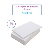 Paper A4 All Purpose Paper 80gsm Great For Office Use - 500 Sheets