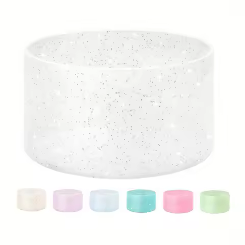 1pc Silicone Cup Bottom Sleeve, Non-slip Twinkle Cup Boot Cover, Cup Accessories For 20-40oz Tumbler