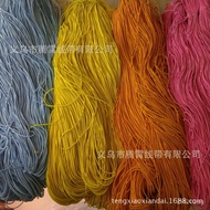 Colorful Round Imported Handmade Material with Tag1.3mm Elastic Rubber Band Bead String Elastic Bead