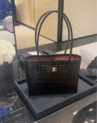 Chanel Mini Croc cerf Tote 鱷魚紋 crocodile 