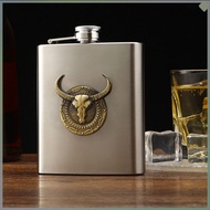 Flask Alcohol Container Liquor Bottle Small Stainless Steel Man junshaoyipin