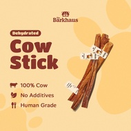 THE BARKHAUS Dehydrated Cow Stick - 100% Beef Tendon - Dog & Cat Snack